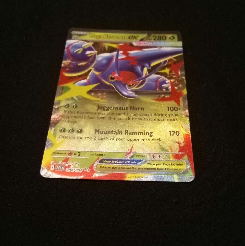 Pokemon Mega Heracross ex 004/094 Phantasmal Flames Double Rare Holo